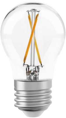 Klotlampa E27 827 2,5W Klar - 25W Ljuskällor