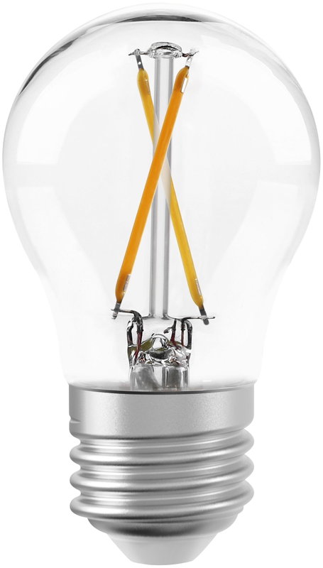 Klotlampa E27 827 2,5W Klar - 25W Ljuskällor