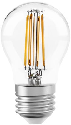 Klotlampa E27 827 4,5W Klar Dim