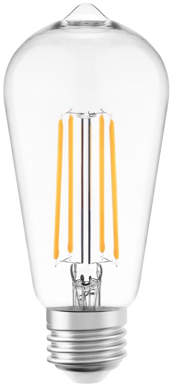 Edison E27 827 7W Klar Dim