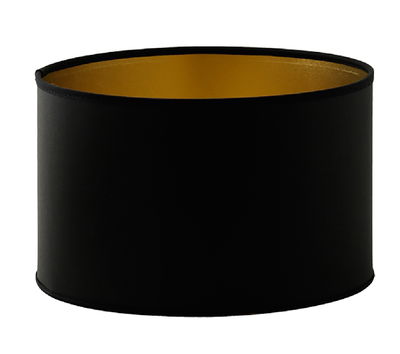 Chintz cylinder skärmar bred svart/guld