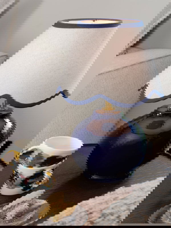 Nell Bordslampa Djupblå