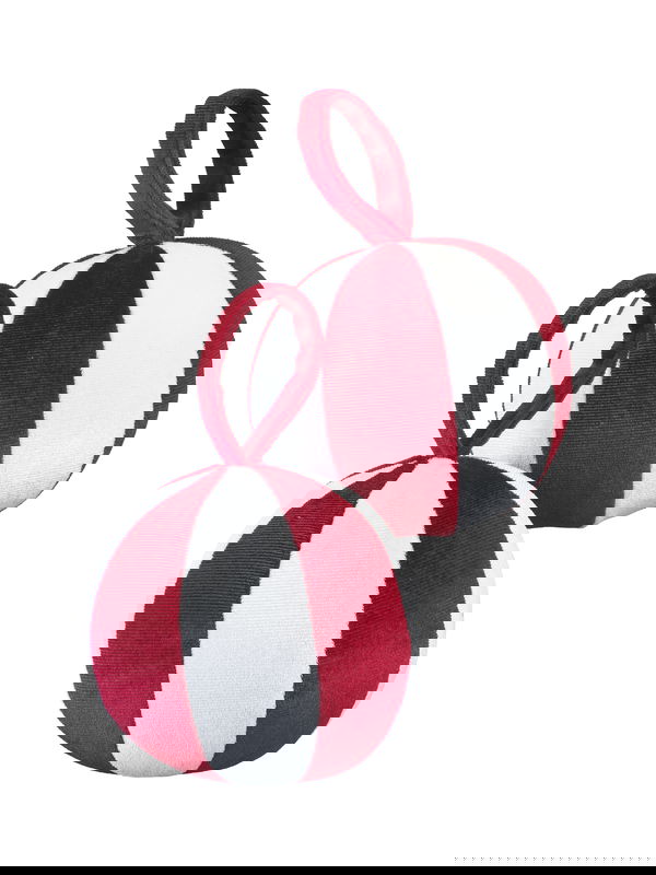 Kula Dekoration 10cm röd 2-p