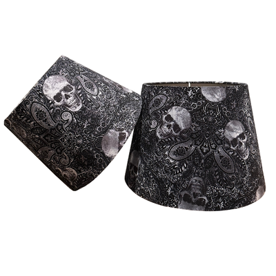 Silver Skull Lampskärmar Rund