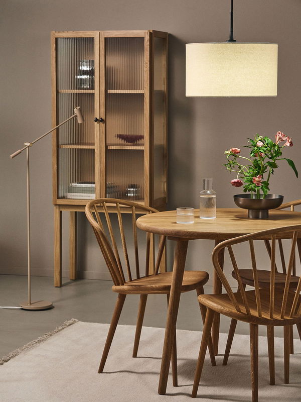 Cato LED Golvlampa Dimbar Nougat/Mässing