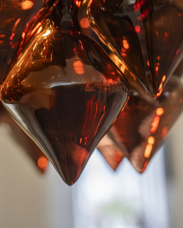 Gemma Taklampa D45 Borstad Stål/Brun