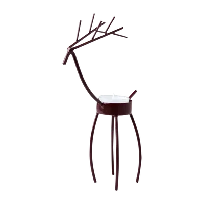 Oh Deer Värmeljushållare H21 Burgundy