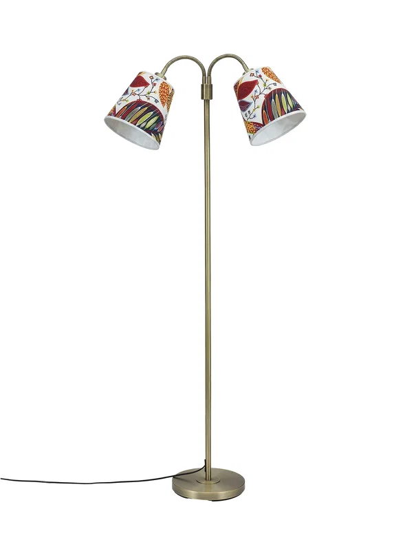 Amy Golvlampa m. Frank Lampskärm