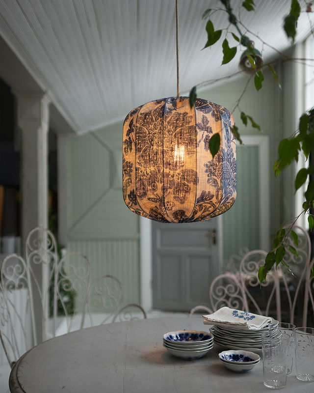 Beata Takskärm D38 Sunshine Blå