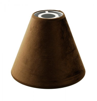 Velutto Sammet Toppringskärm Tobacco