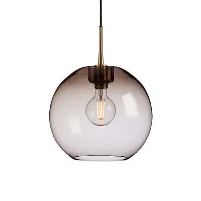 Gloria Taklampa D32 Mässing/Rök