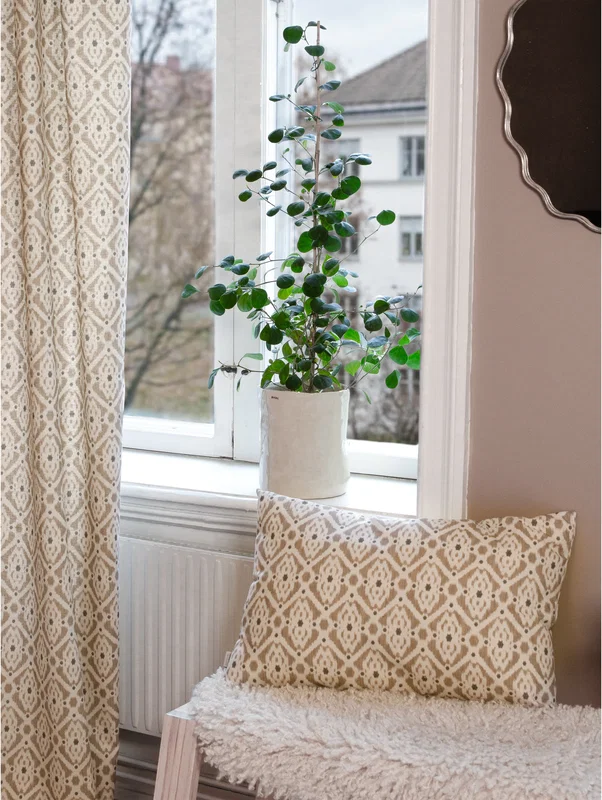 Ikat Kuddfodral 40x60 Beige