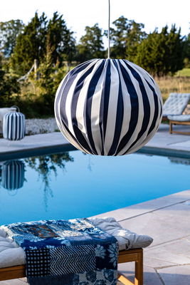 Capri Taklampa 45 Blå/Vit