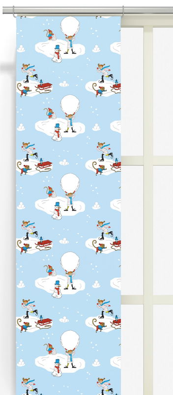 Pippi Åker Skridskor Panellängd 43x240 Ljusblå 2-p