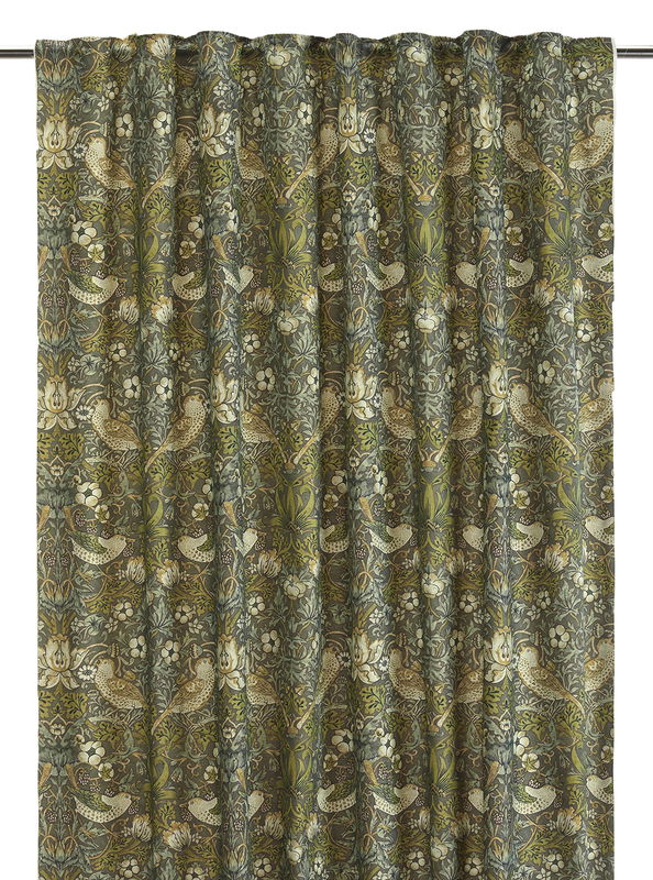 Vilja Gardiner 2P 2x130x250cm Grön