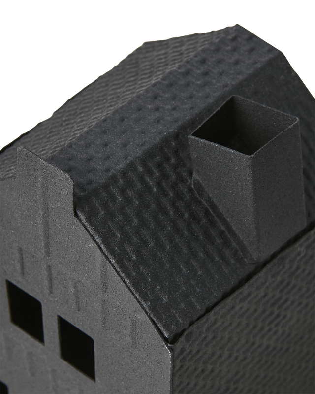 Fenix Ljuslykta Hus L7,5/H12,5 Svart