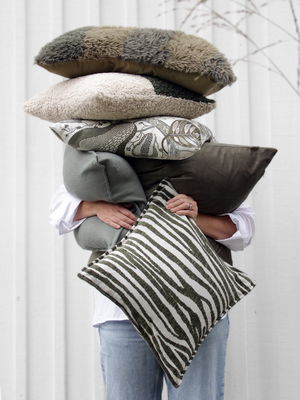 Trendiga kuddfodral i zebra mönster