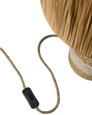 Lando Bordslampa H47 Vit/Natur