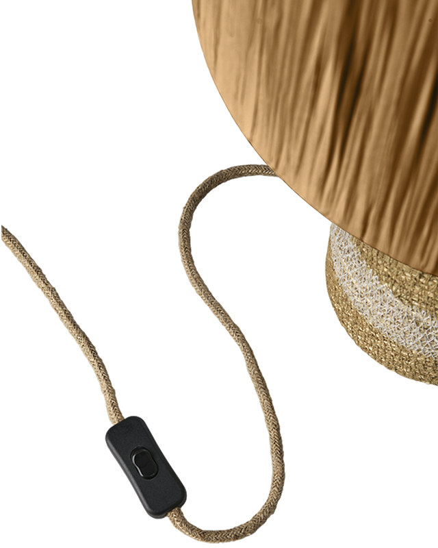 Lando Bordslampa H47 Vit/Natur