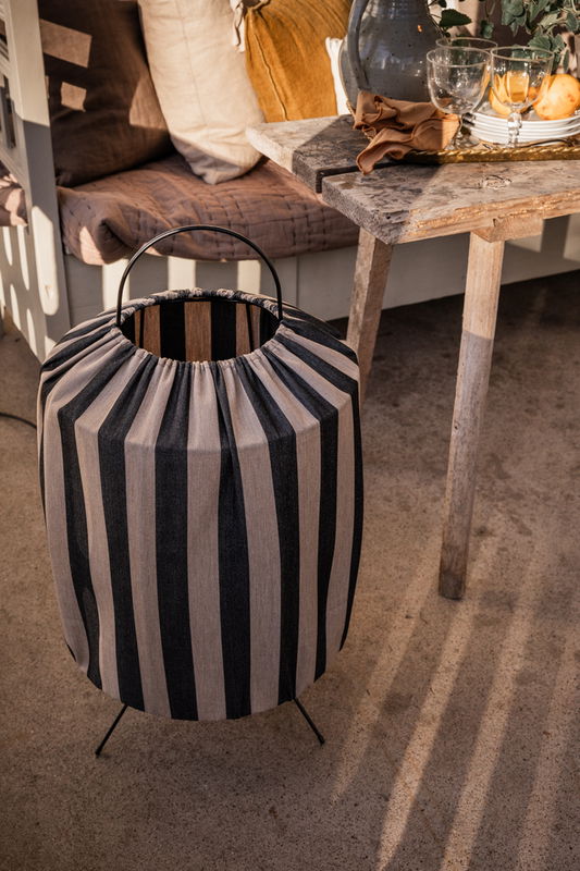 Capri golvlampa taupe/svart