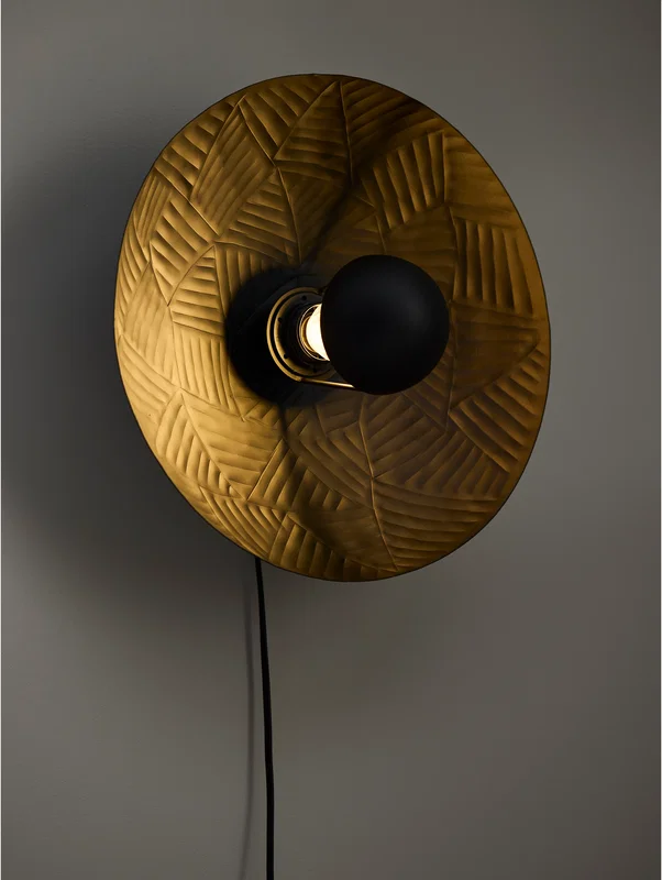 Ribble Vägglampa D35 Matt Svart