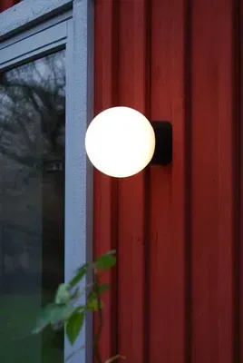 Classic Glob 15cm IP54 Svart/Matt