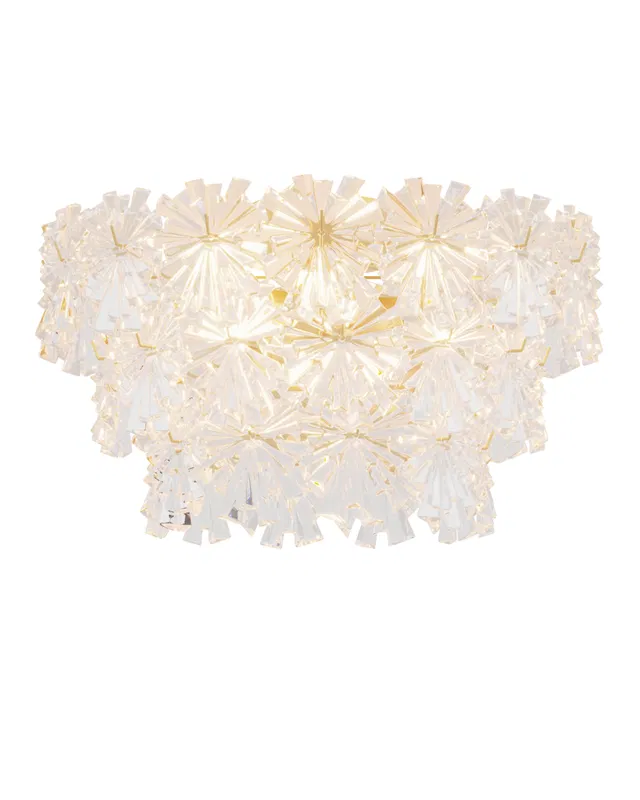 Lorraine Plafond 52cm Mässing/Klar