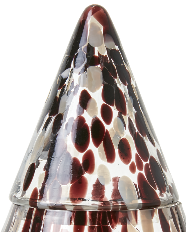 Gran Skål m. lock Brun/Beige/Svart