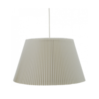 Linda Plisserad Takskärm Vit