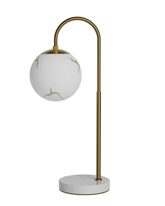 Bellagio Bordslampa 60cm Mässing/Vit