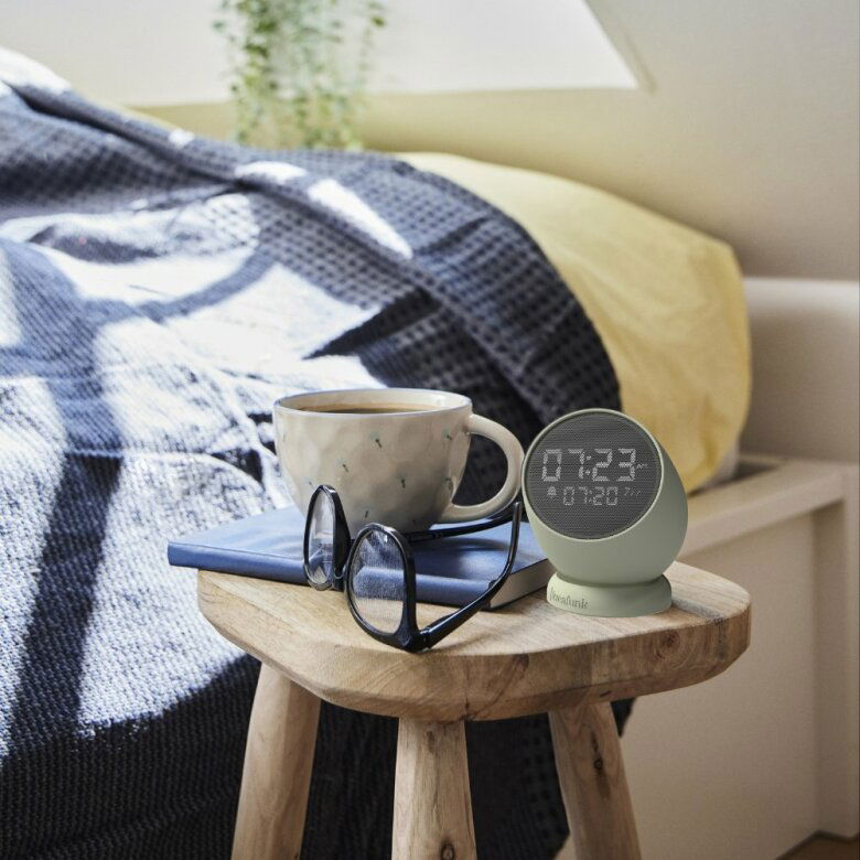 Bell väckarklocka dusty olive