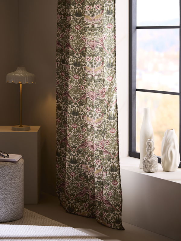 Vilja Gardiner 2P 2x130x250cm Mossa