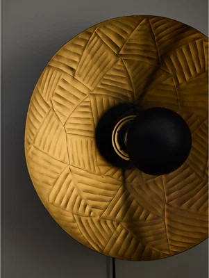 Ribble Vägglampa D35 Matt Svart