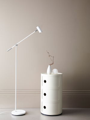 Cato LED Golvlampa Dimbar Vit