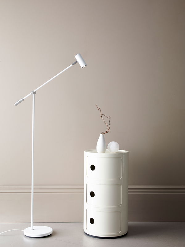 Cato LED Golvlampa Dimbar Vit