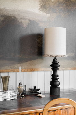 Cylinderformad lampskärm i unik design