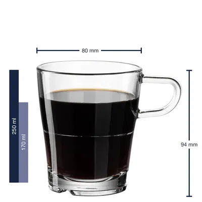 Senso Kaffeset med sked 250ml 2-pack