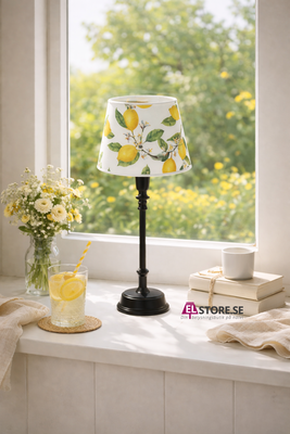 Lina Bordslampa Svart/Citron