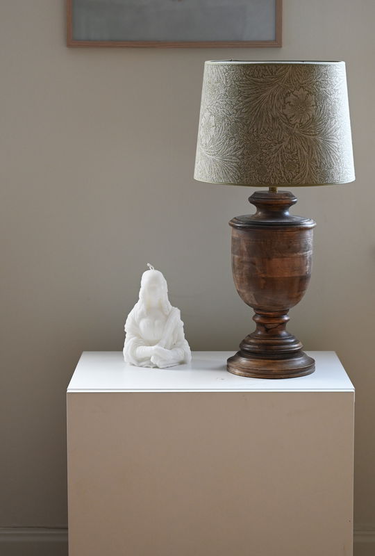 Marigold Woven Skärm med Monterey Lampfot