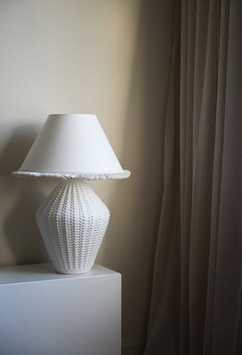 Carolin Skärmar Vit/Beige Frans