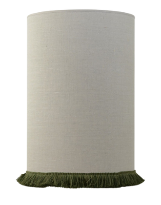 Carolin Skärmar Cylinder Natur/Grön Frans