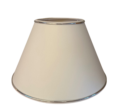 Chintz skärmar rund beige/silver Chintz skärmar rund beige/silver