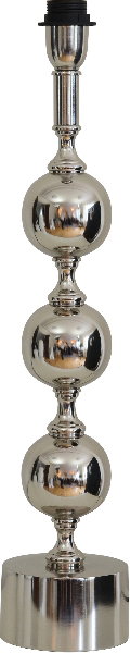 Charlotta Lampfot H60 Krom