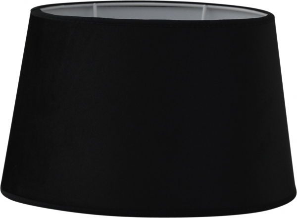 Velutto Sammet Skärmar Oval Svart