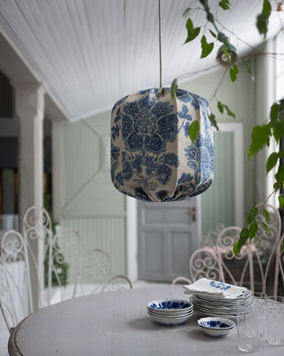 Beata Takskärm D38 Sunshine Blå