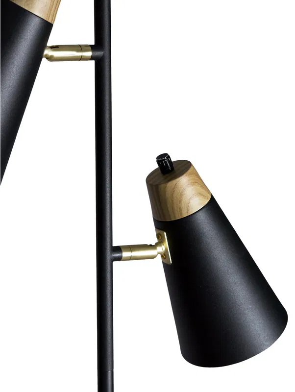 Wien Golvlampa 2L Svart