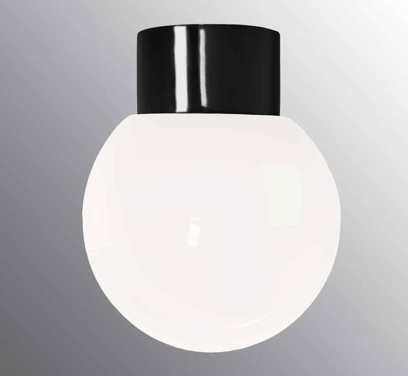 Classic Glob 18cm IP54 Svart/Blank