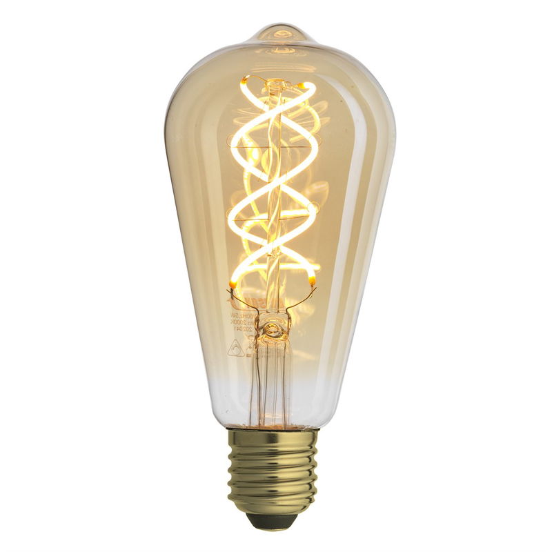 UNI-FLEX Edison E27 820 5W Guld Dim