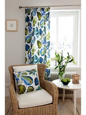 A&E Gardiner 2P 2x145x250cm Blå