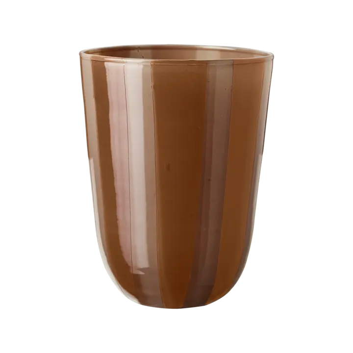 Circus Värmeljushållare Orange/Beige stl M